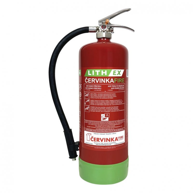 ČERVINKA Lith Ex hasicí přístroj 6l Aerosol vč. revize