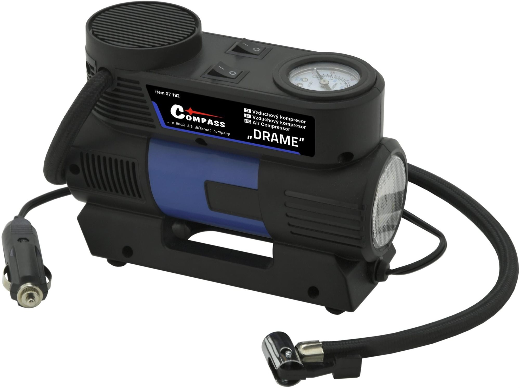 Compass 12V DRAME se světlem