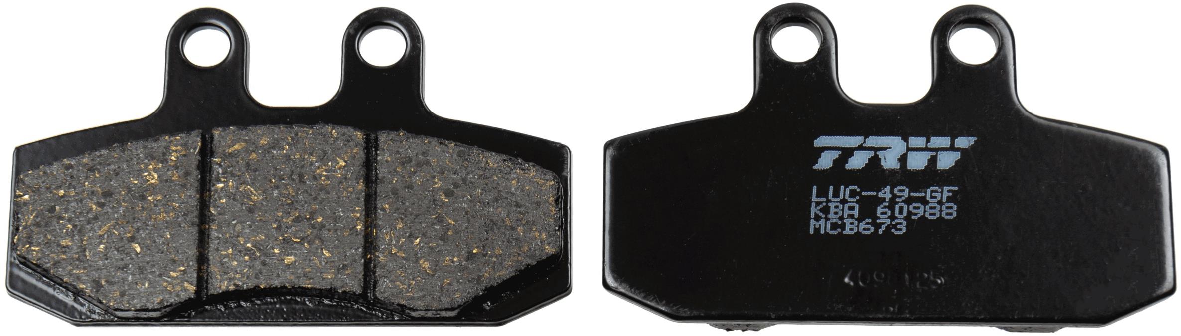 TRW Brzdové destičky MCB673