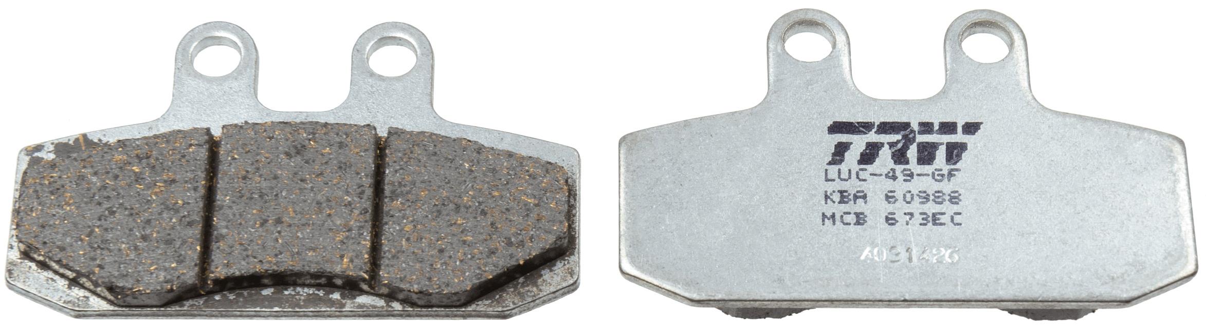 TRW Brzdové destičky MCB673EC