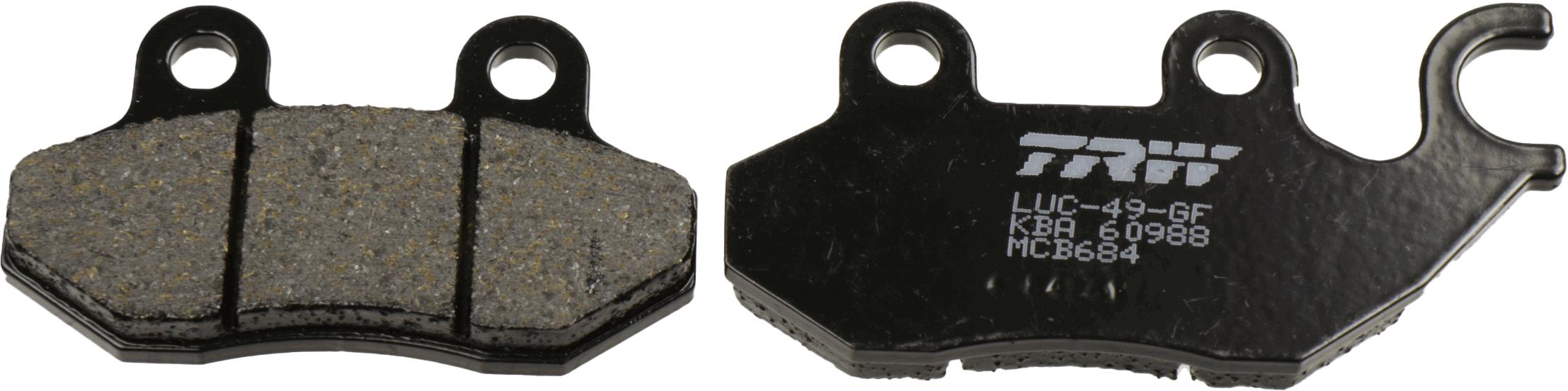 TRW Brzdové destičky MCB684