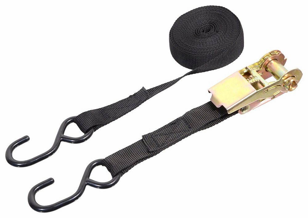 COMPASS Popruh s ráčnou, s háky, 5m