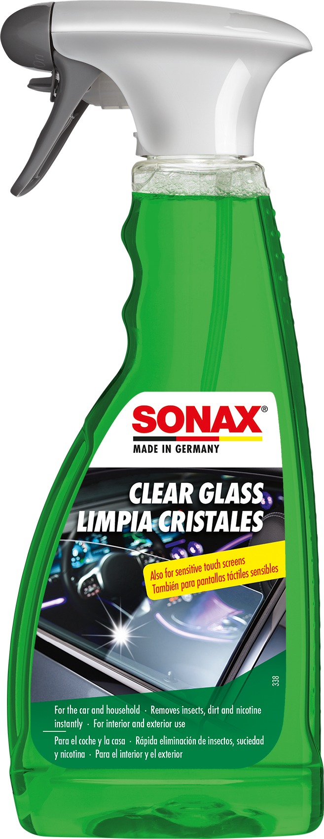 SONAX Čistič skel - rozprašovač, 500ml