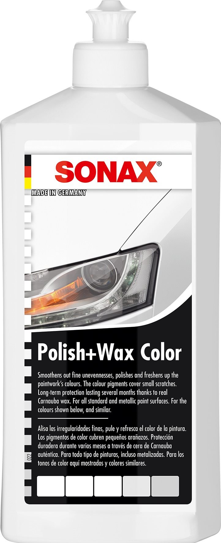 SONAX Polish & Wax COLOR bílá, 500ml