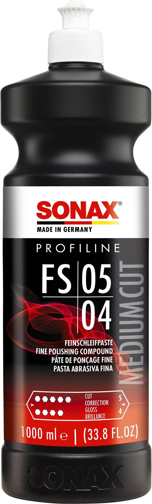 SONAX Profiline brusná pasta 5/3 - stř. hrubá, 1L