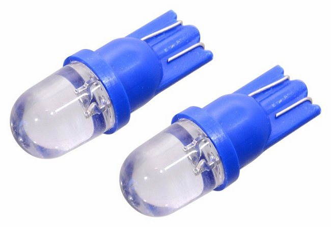 COMPASS 1 LED 12V T10 modrá 2ks