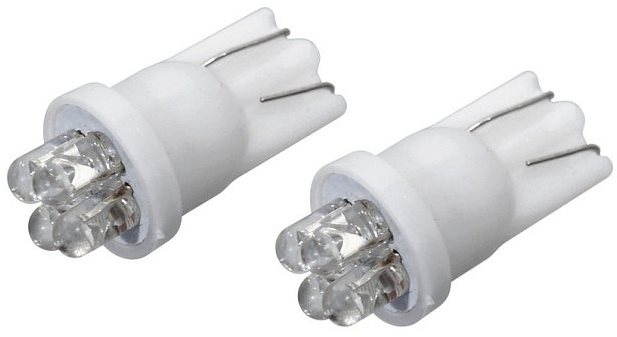 COMPASS 4 LED 12V T10 bílá 2ks
