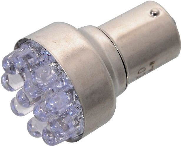 COMPASS 12LED 12V Ba15s bílá