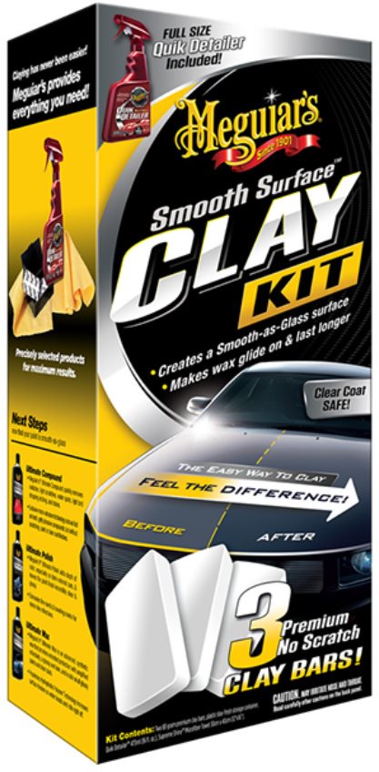 Meguiar's Smooth Surface Clay Kit - sada pro dekontaminaci laku