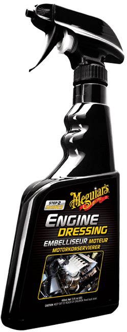 Meguiar's Engine Dressing - ochrana a lesk na motorové díly, 450 ml