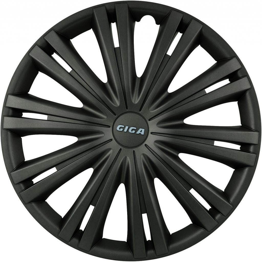 Poklice GIGA black 15 sada 4ks