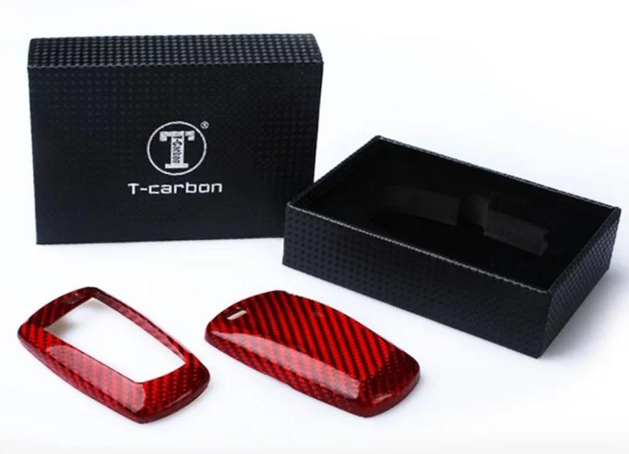 T-carbon pro BMW 1-6 SERIES, červená