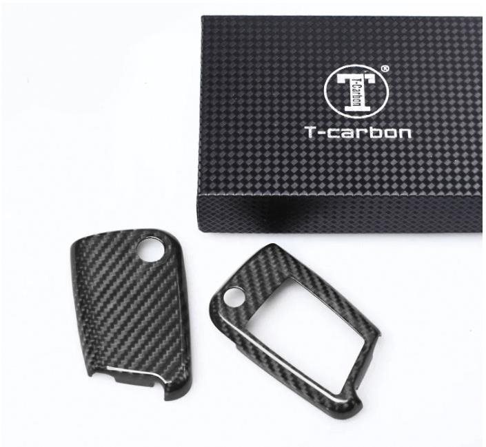 T-carbon pro VW/Seat/Škoda novější generace, s vystřelovacím klíčem, černá