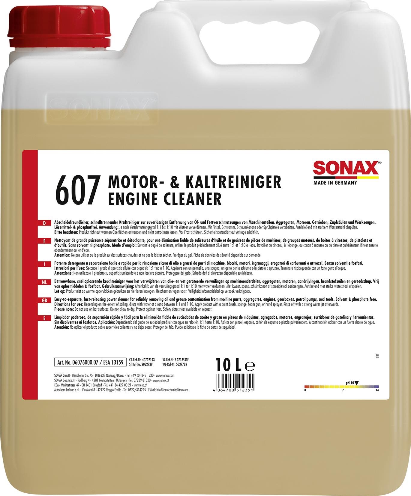 Sonax Čistič motoru a pantů - koncentrát