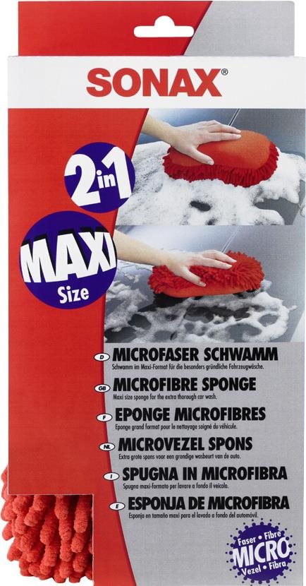 Sonax Mycí houba z mikrovlákna červená