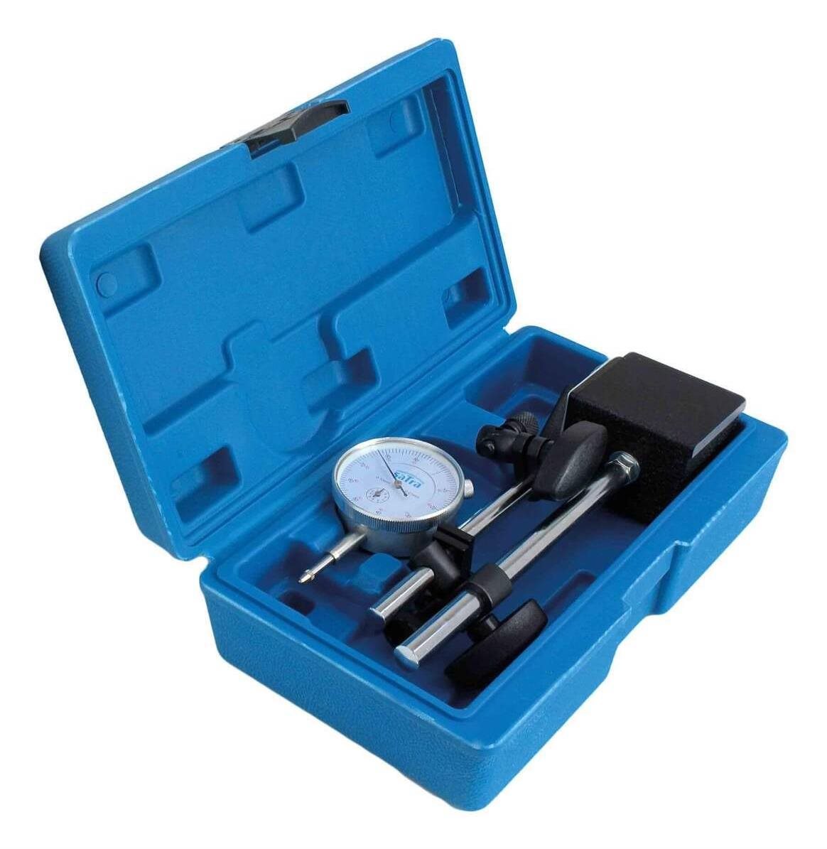 SATRA Magnetický stojan, stativ + úchylkoměr, rozsah 0 - 10 mm