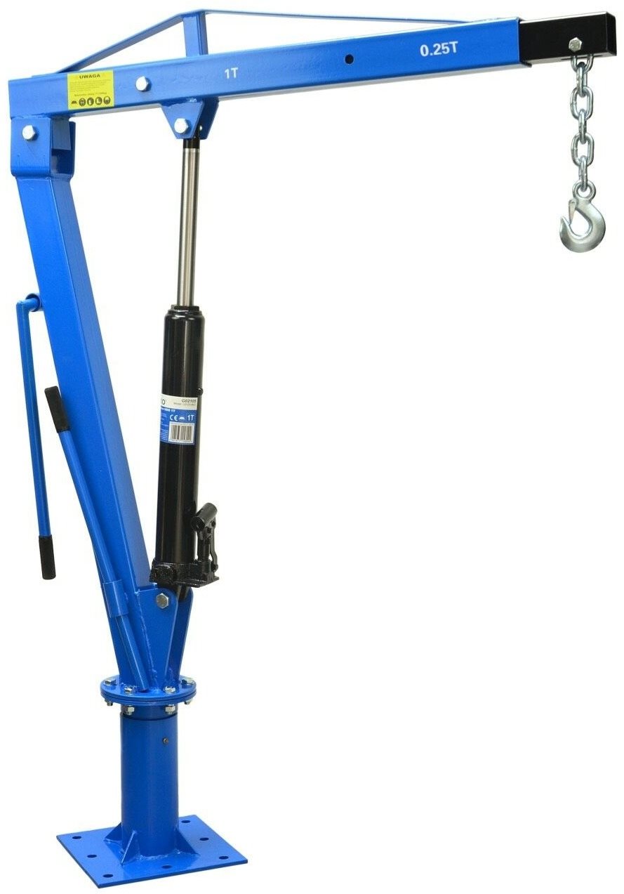 Geko hydraulický dílenský jeřáb otočný 1t