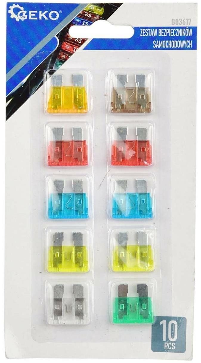 Geko sada automobilových pojistek 10ks
