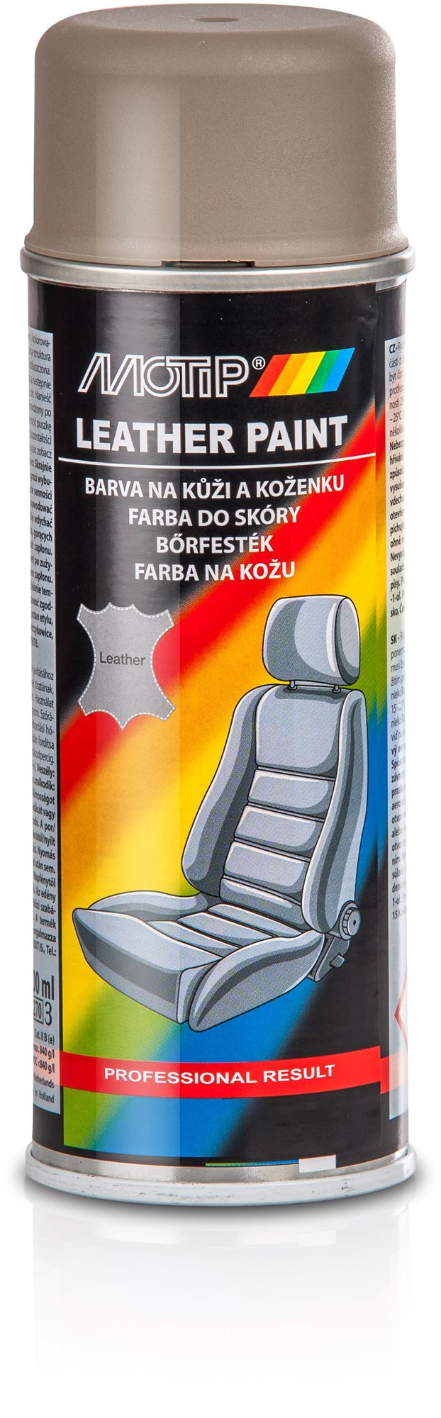 MOTIP Barva na kůži béžovošedá 200ml