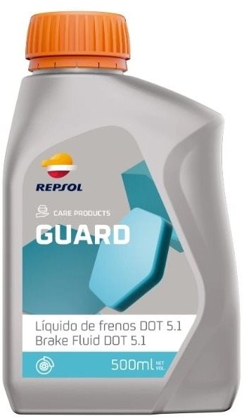 Repsol Guard Liquido de Frenos - DOT 5.1-500 ml