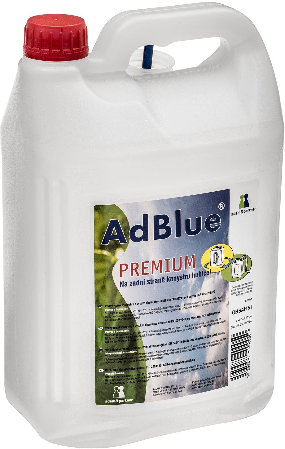 Ad-Blue Premium kanystr s nalévací trubicí (5 l)