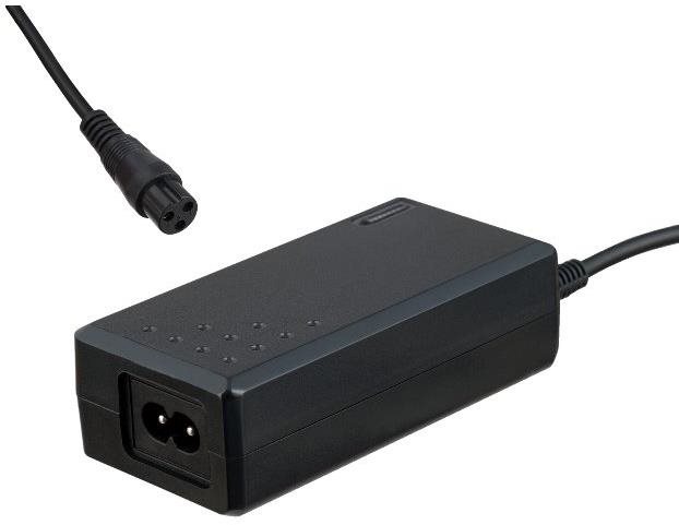 Akyga napájecí zdroj IEC C8 / Mini XLR ženský, 60W - 1m