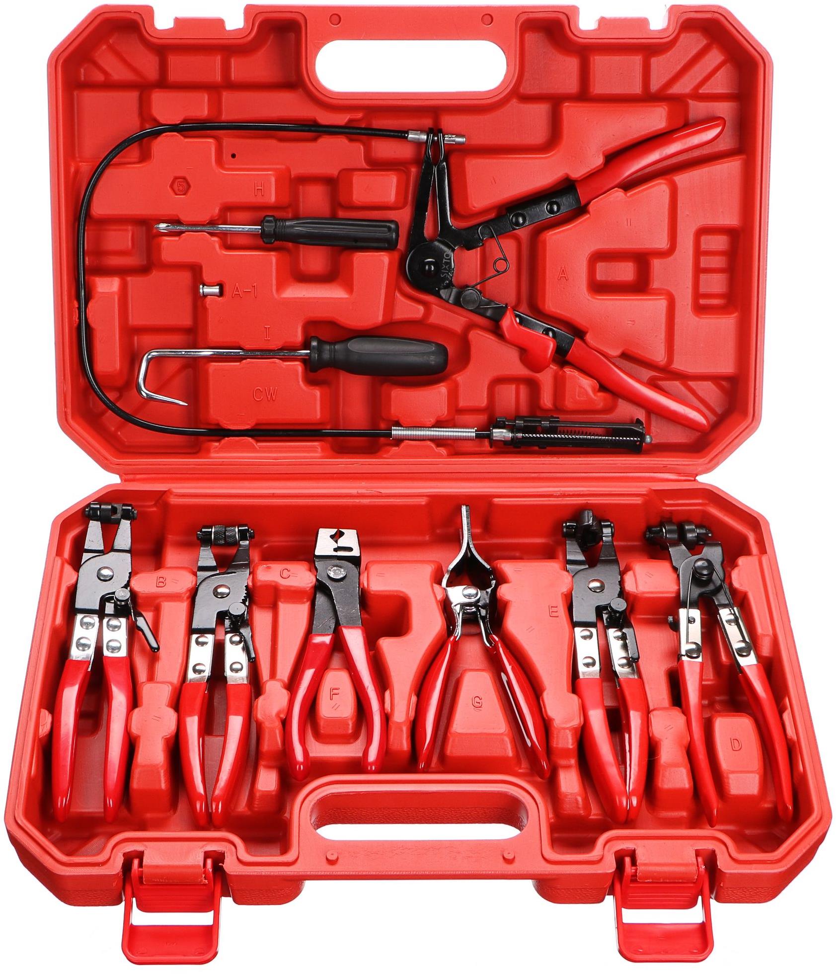 Sixtol Mechanic Hose Clamp Set 9 kleště na hadicové spony