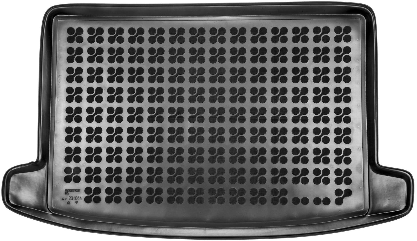 Rezaw gumová vložka černá do kufru s vyšším okrajem pro Nissan Juke 8/19- (horní dno zavazadlového p