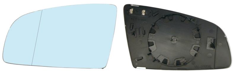 ACI sklo zpětného zrcátka s plastovým držákem pro AUDI A4 00- L (0325837)