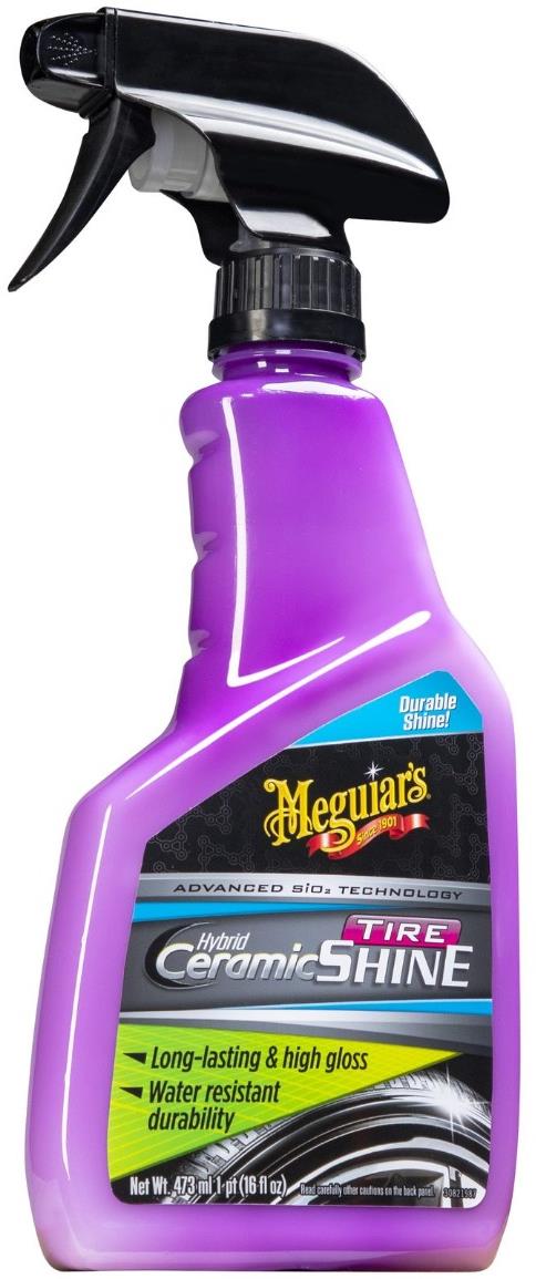 Meguiar's Hybrid Ceramic Tire Shine - keramická ochrana a lesk na pneumatiky, 473 ml