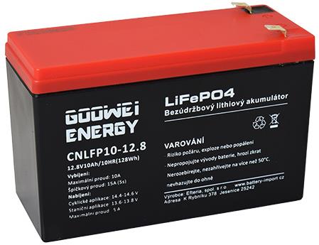 GOOWEI ENERGY CNLFP10-12.8, LiFePO4, 12,8 V, 10 Ah