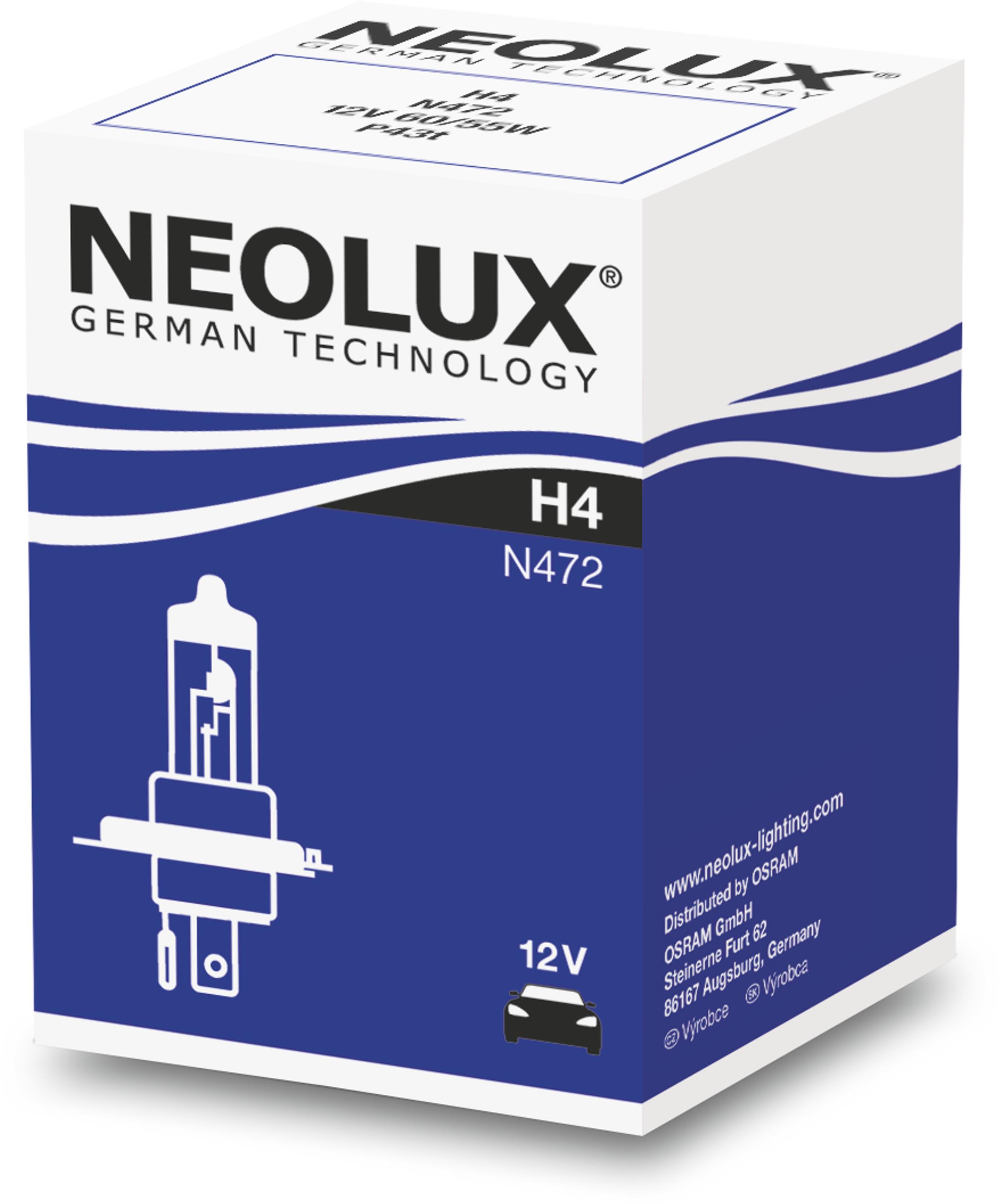 NEOLUX H4 Standard, 12V, 60/55W