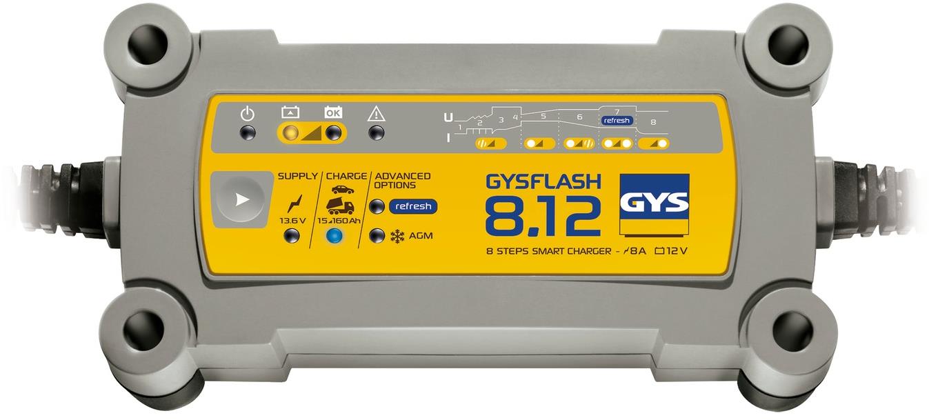 GYS Gysflash 8.12, 12 V 15-160 Ah, 4 A