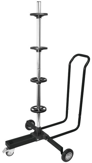 Carpoint stojan na pneu pojízdný s krycí plachtou