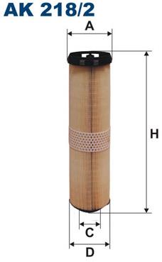 FILTRON vzduchový filtr AK 218/2
