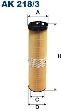 FILTRON vzduchový filtr AK 218/3