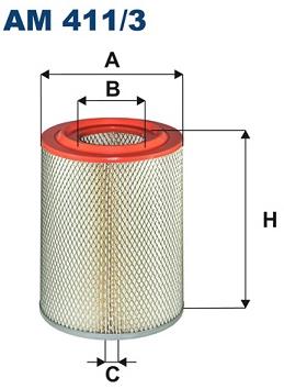 FILTRON vzduchový filtr AM 411/3