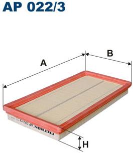 FILTRON vzduchový filtr AP 022/3