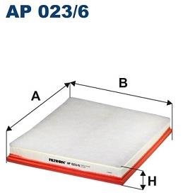 FILTRON vzduchový filtr AP 023/6