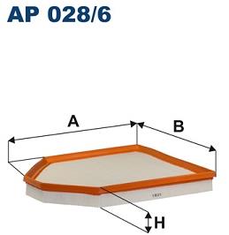 FILTRON vzduchový filtr AP 028/6