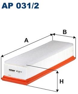 FILTRON vzduchový filtr AP 031/2