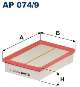 FILTRON vzduchový filtr AP 074/9