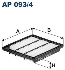 FILTRON vzduchový filtr AP 093/4
