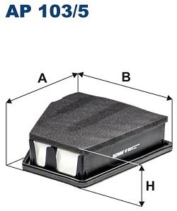 FILTRON vzduchový filtr AP 103/5