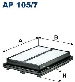 FILTRON vzduchový filtr AP 105/7