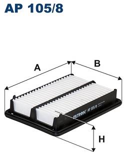 FILTRON vzduchový filtr AP 105/8