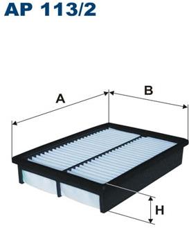 FILTRON vzduchový filtr AP 113/2