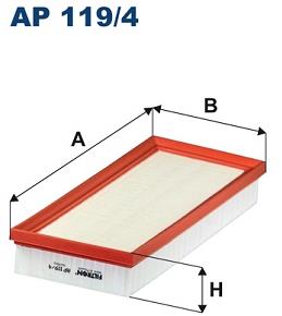 FILTRON vzduchový filtr AP 119/4