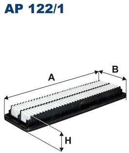 FILTRON vzduchový filtr AP 122/1