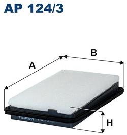 FILTRON vzduchový filtr AP 124/3